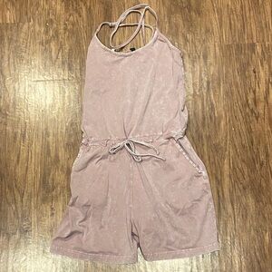 MPG purple mineral wash jumper